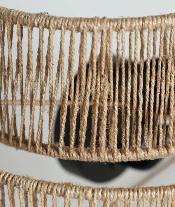 LÁMPARA DE PARED YAXUNAH marrón claro en yute - Lámparas de pared - El Workshop - yute