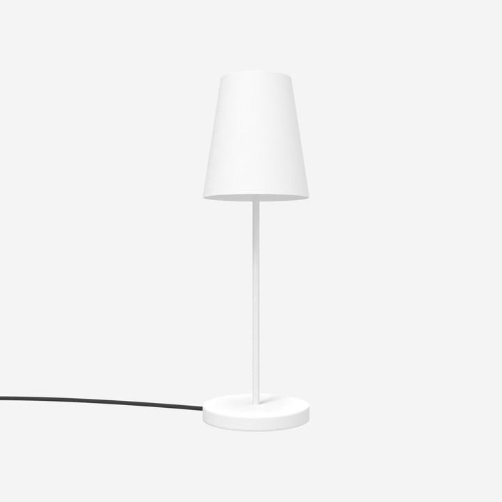 Lámpara Astra de Mesa en blanco mate