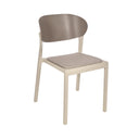 Silla polipropileno taupe