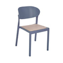 Silla polipropileno taupe