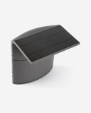 baliza de exterior cuadrada de aluminio gris oscuro, vista 4