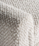 IZEGEM bank bekleed met witte bouclé