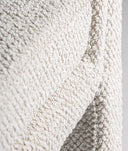 IZEGEM bank bekleed met witte bouclé