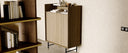 Mueble bar Desmond - Muebles de bar - El Workshop - Lacado beige grisáceo mate