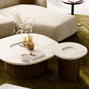 Mesa de centro Lao - Mesa de centro - El Workshop - Laca Beige Gris Mate