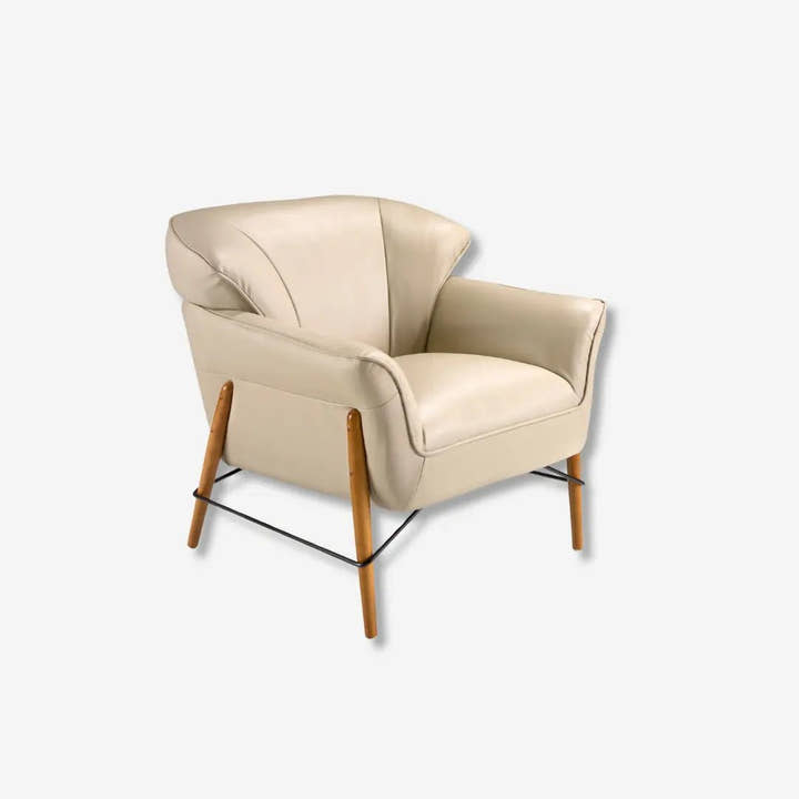 Sillón piel arena - Sillón - El Workshop - 86x85x81cm