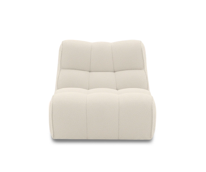 Butaca Nude blanco en tela (tapizado) en ambiente decorado (7)