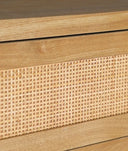 Cómoda DOAZIT marrón claro madera de abeto, funcional y decorativo