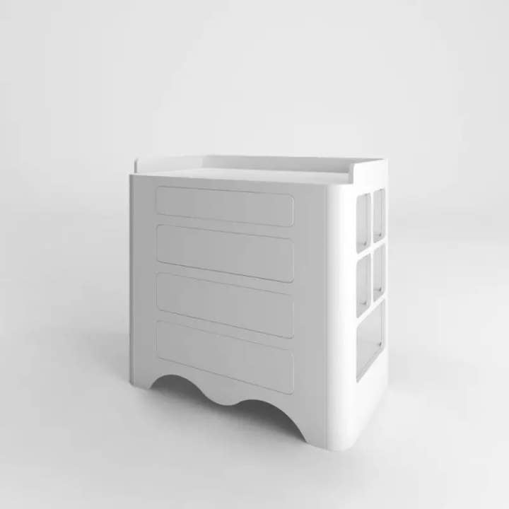 Cómoda Wave Chest - Cómoda - El Workshop - blanco