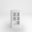 comoda lacada blanca para niños moderna