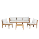 Panel decorativo madera blanco