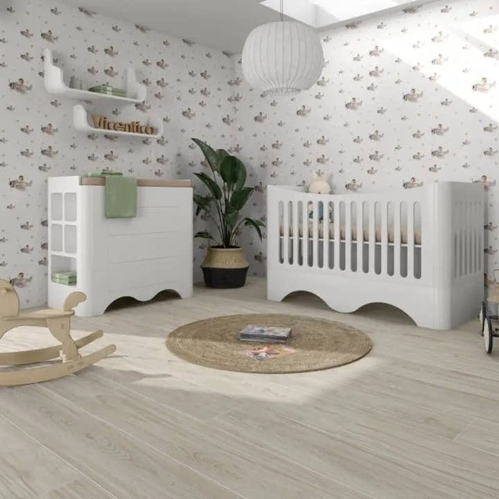 Conjunto Cómoda Wave Chest + Convertible Wave Cot - Conjunto - El Workshop - 105x59x100 y 145x74.5x90cm