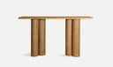 Mesa consola HOEK marrón en madera