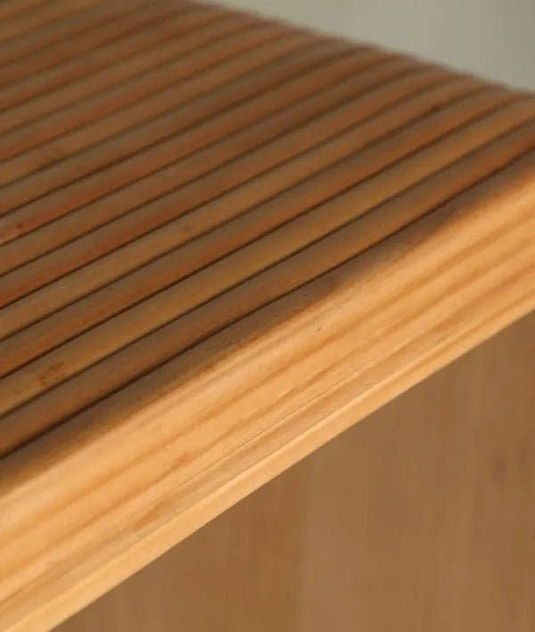 Mesa consola SKAGEN de madera de paulownia marrón claro - Mesas consola - El Workshop - madera de paulownia