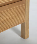 CÓMODA COPENHAGUE madera de fresno de alta calidad, rectangular con paneles frontales estriados - Cómodas - El Workshop - madera mdf