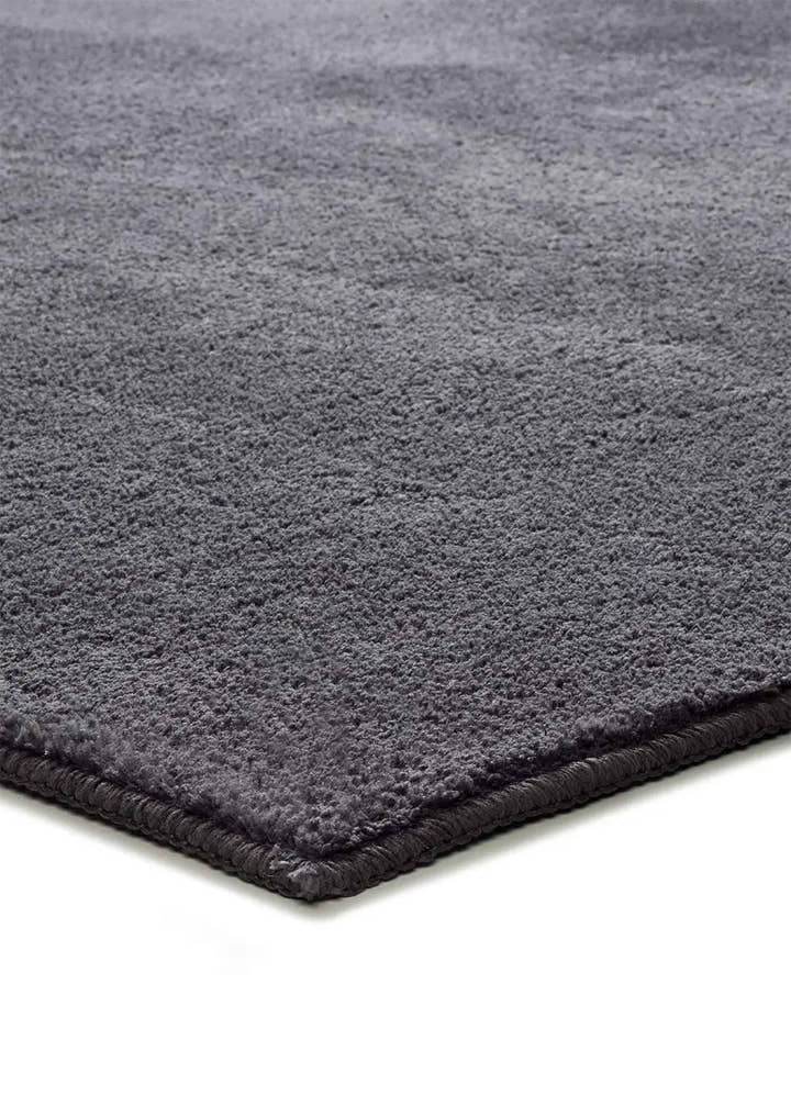 ALFOMBRA CORALINE LISO DE ESTILO MINIMALISTA EN COLOR ANTRACITA - Alfombras - El Workshop-100 x 60 x 1 cm