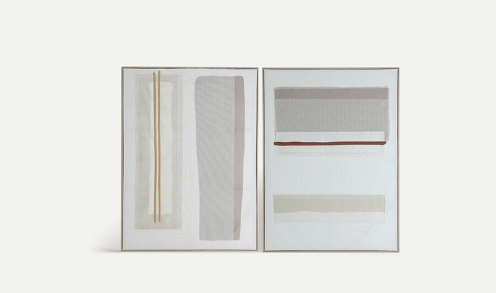 CUADRO AURITZ J 2 en tonos marrones - Pinturas y lienzos - El Workshop-Lienzo
