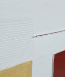 JUEGO DE 2 ARTE DE PARED EZIO de pared ezio blanco en lienzo, paleta vibrante con tonos cálidos y fríos