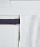 JUEGO DE 2 ARTE DE PARED EZIO de pared ezio blanco en lienzo, paleta vibrante con tonos cálidos y fríos