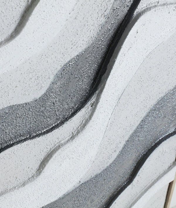 ARTE DE PARED MADDOX Cuadro abstracto en blanco y negro