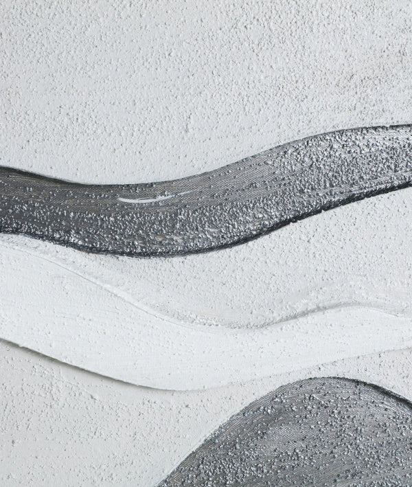 ARTE DE PARED MADDOX Cuadro abstracto en blanco y negro