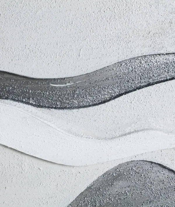 ARTE DE PARED MADDOX Cuadro abstracto en blanco y negro - Pinturas y lienzos - El Workshop - lienzo