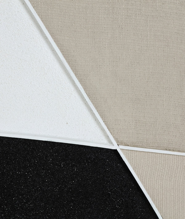 JUEGO DE 2 ARTE DE PARED MAEL de cuadros geométricos en tonos neutros