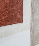 ARTE DE PARED MALIH abstracto geométrico en tonos tierra