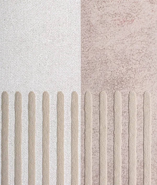 Arte de pared SEANE beige con textura y acabado artesanal en lienzo - Pinturas y lienzos - El Workshop - lienzo