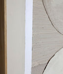 ARTE DE PARED DE SAN VALENTÍN de estilo orgánico con marco de madera natural