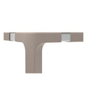 Mesa de comedor exterior roble blanco