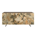 Metallic taupe wood sideboard
