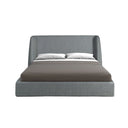 Cama tela color gris oscuro