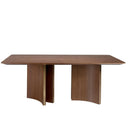 Mesa comedor rectangular nogal