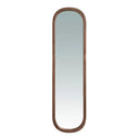 Espejo pared ovalado nogal