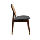 Silla rattan y polipiel negro - Silla - El Workshop - 