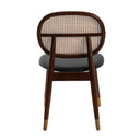 Silla rattan y polipiel negro - Silla - El Workshop - 