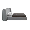 Cama tela color gris oscuro