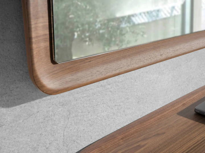 Espejo pared rectangular nogal - Espejo - El Workshop - 