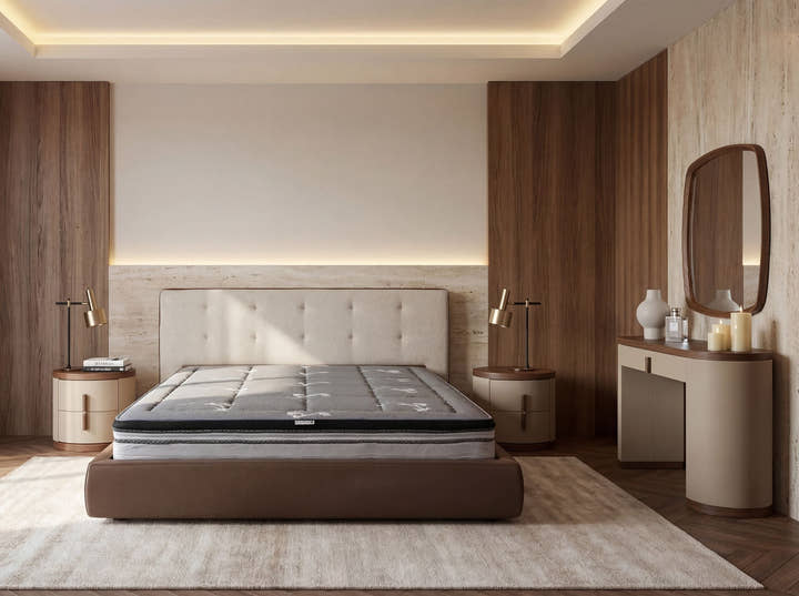 Colchón híbrido de látex natural con muelles ensacados independientes 160x200 - Cama - El Workshop - 