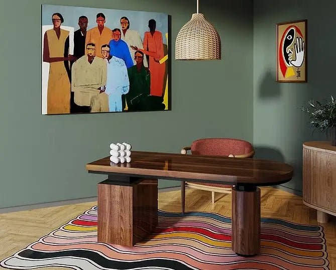 Escritorio Natsu - Mesa - El Workshop - Madera de nogal