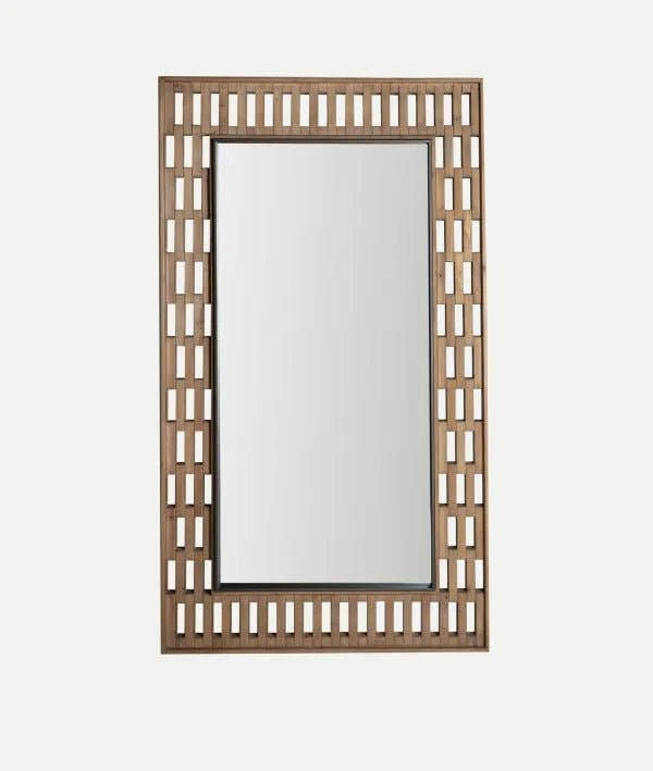 ESPEJO BORDES BUSK artesanía geométrica con elegancia moderna - Espejos - El Workshop - madera de abeto