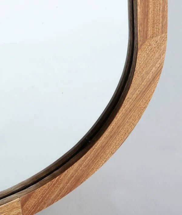 ESPEJO BUSK suavidad y calidez en un diseño contemporáneo en marrón - Espejos - El Workshop - madera de ébano