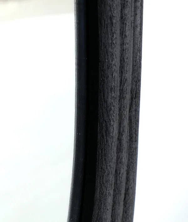 Espejo HUMBER laborado en madera con acabado negro - Espejos - El Workshop - madera de mango