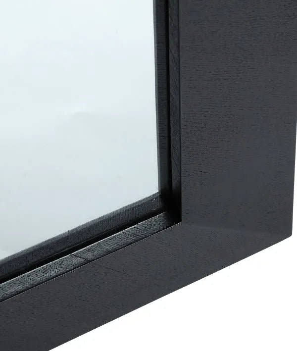 ESPEJO RECTANGULAR NEGRO KILDE elegancia minimalista con funcionalidad - Espejos - El Workshop - madera de fresno