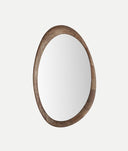 ESPEJO LUBECA marrón en madera de caucho vertical, orgánica y alargada - Espejos - El Workshop - madera de caucho