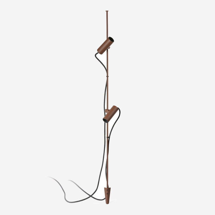 Rust brown aluminium garden spike light 3,6 x 9,7 x 103 cm 6 W 3000 K IP65 38° beam