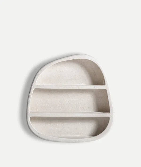 Librería ARNSBERG madera blanco roto de forma orgánica - Librerías y estanterías - El Workshop - madera mdf