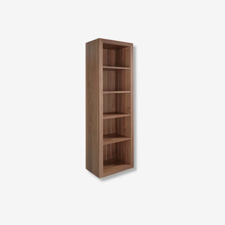 Estantería de madera nogal