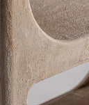 Librería WERLE madera en marrón claro, estructura vertical con huecos geométricos - Librerías y estanterías - El Workshop - madera mdf